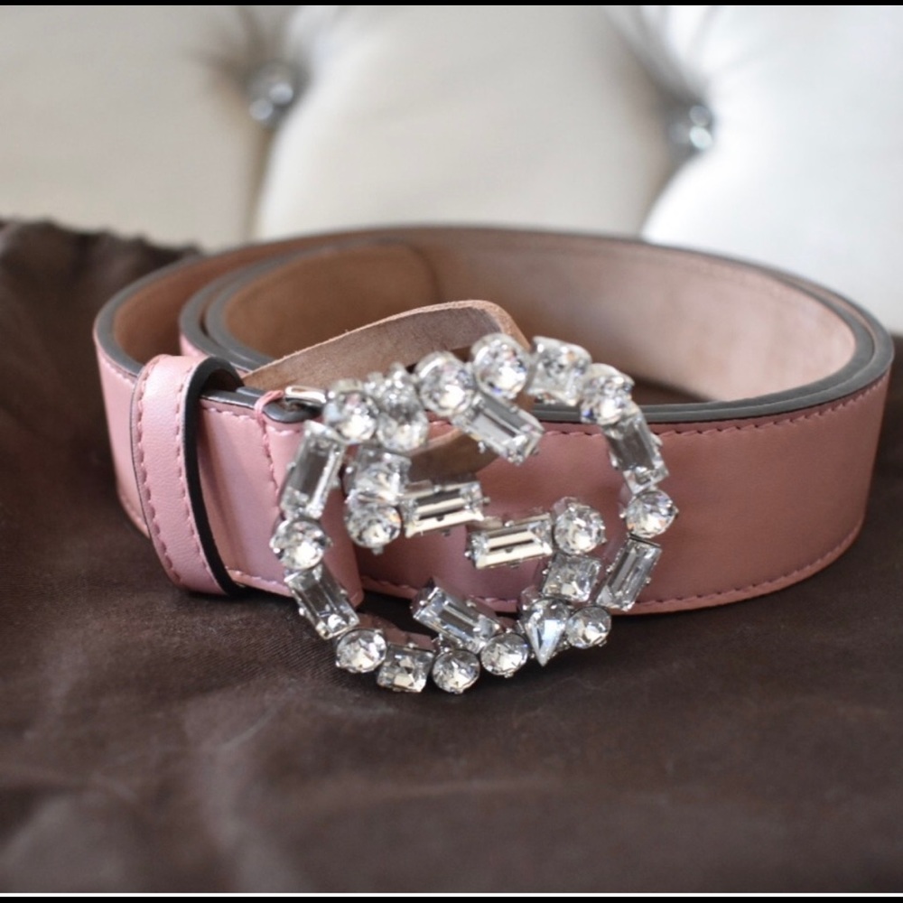 Gucci Belt with Swavorski Crystal Buckle